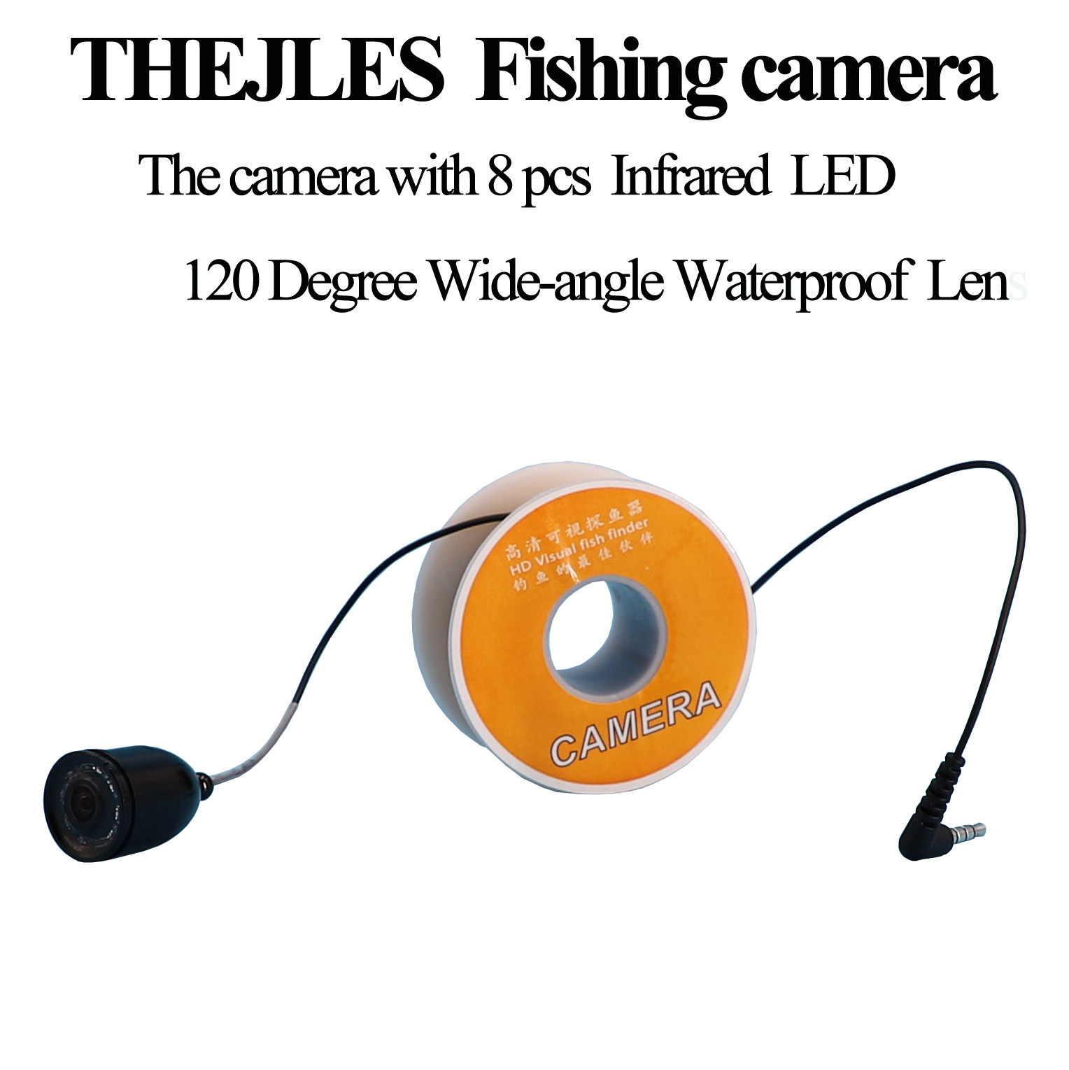 Fish Finder Cable - Caméra de pêche sous-marine avec 8