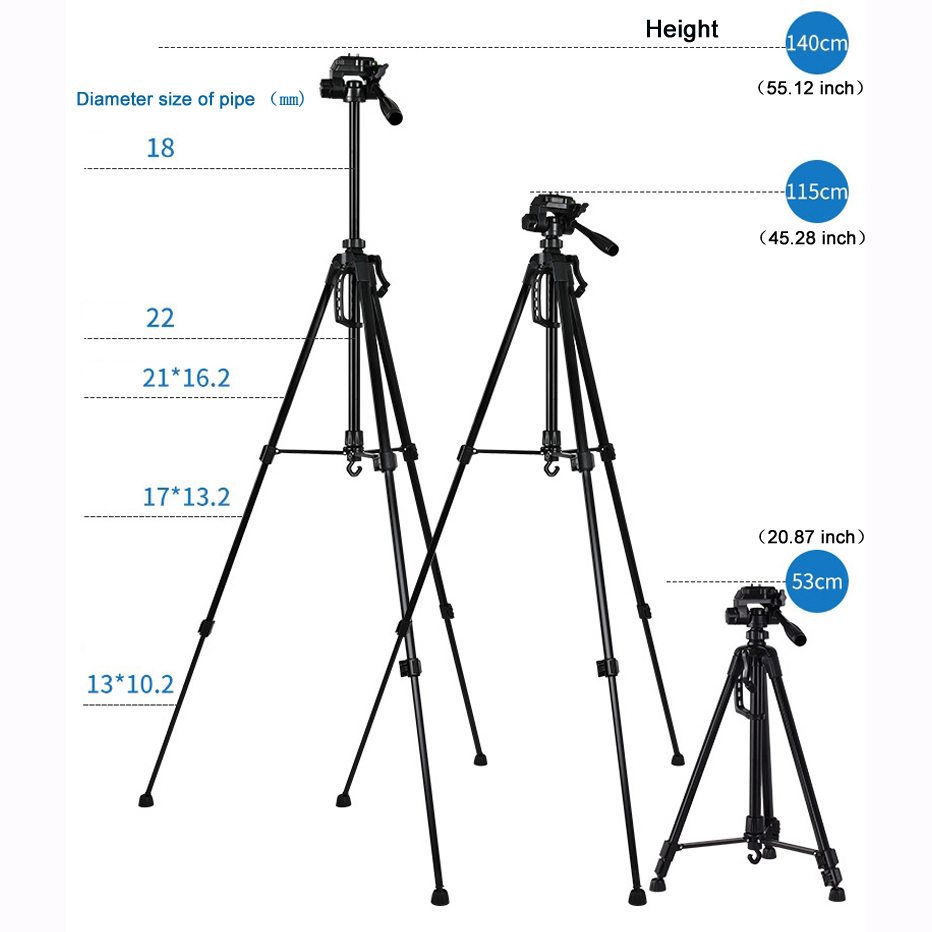 Trépied universel 55 pouces po - Fishing Camera avis et prix
