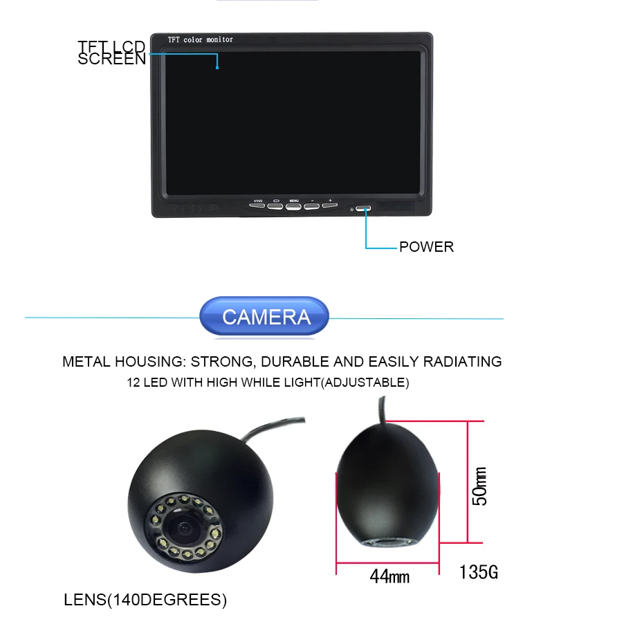 Kit de caméra de pêche sous-ma - Underwater Camera avis et prix